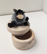 Load image into Gallery viewer, Pom Pom Wooden Donkey Trinket Box
