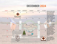 Load image into Gallery viewer, 2024 Peaceful Valley Calendar
