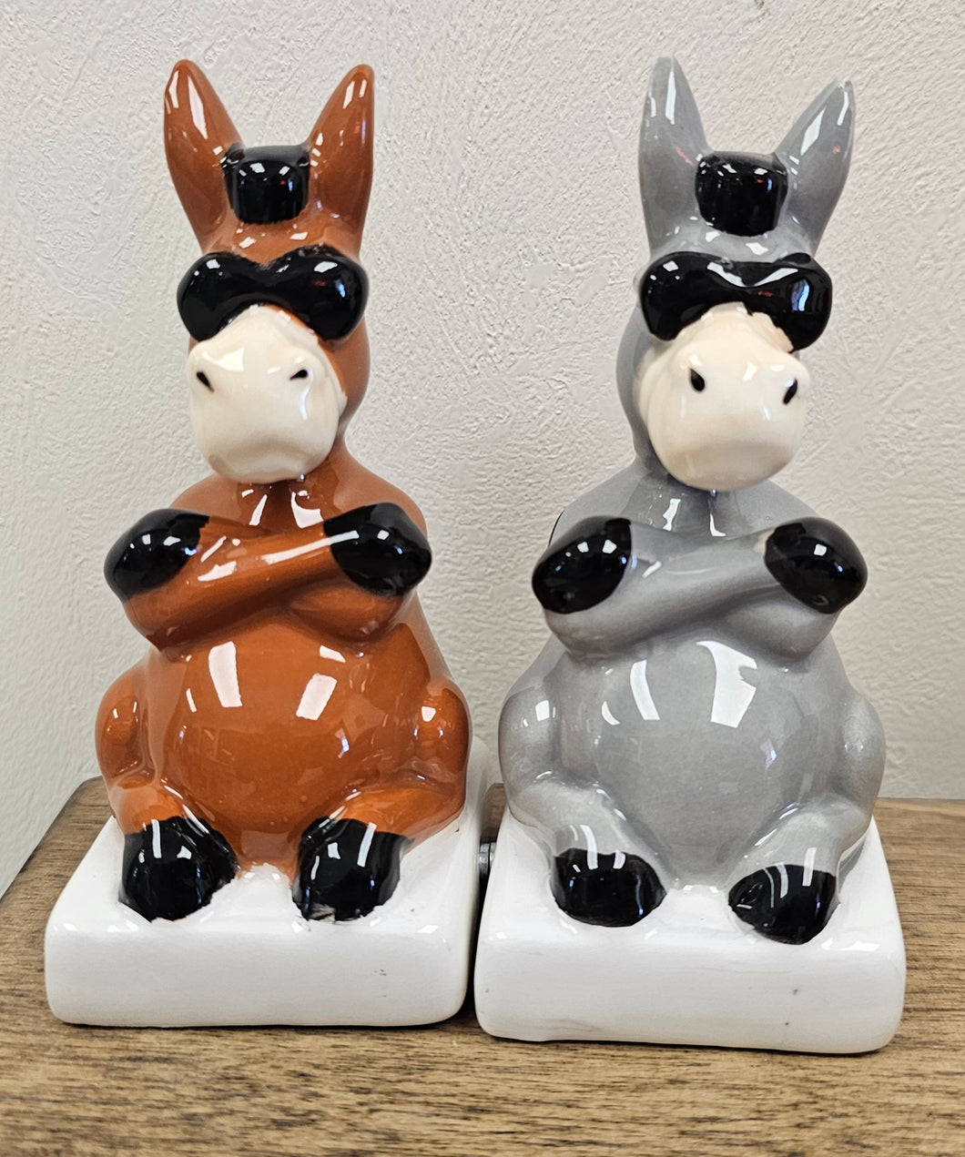 Salt and Pepper Shaker Donkeys