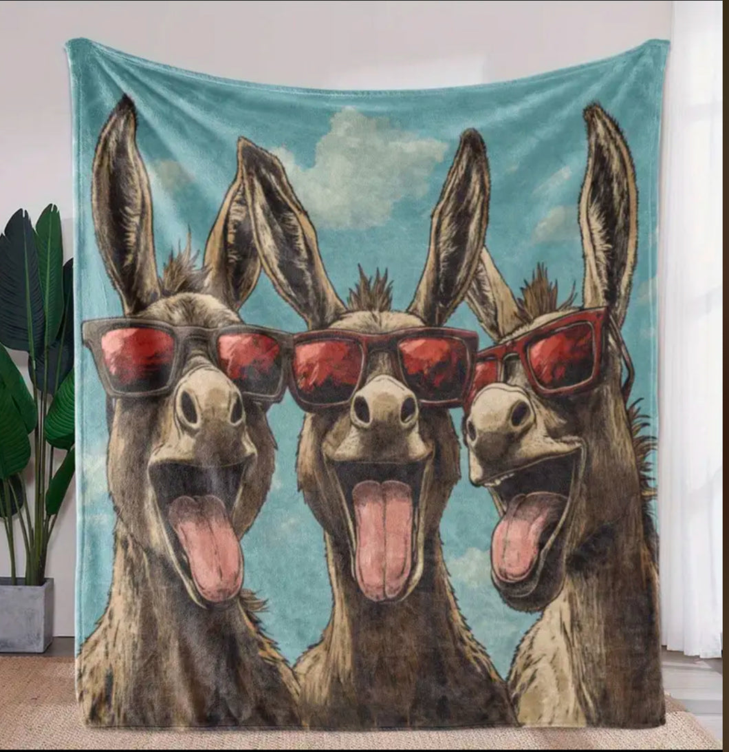 Blanket 3 Donkeys