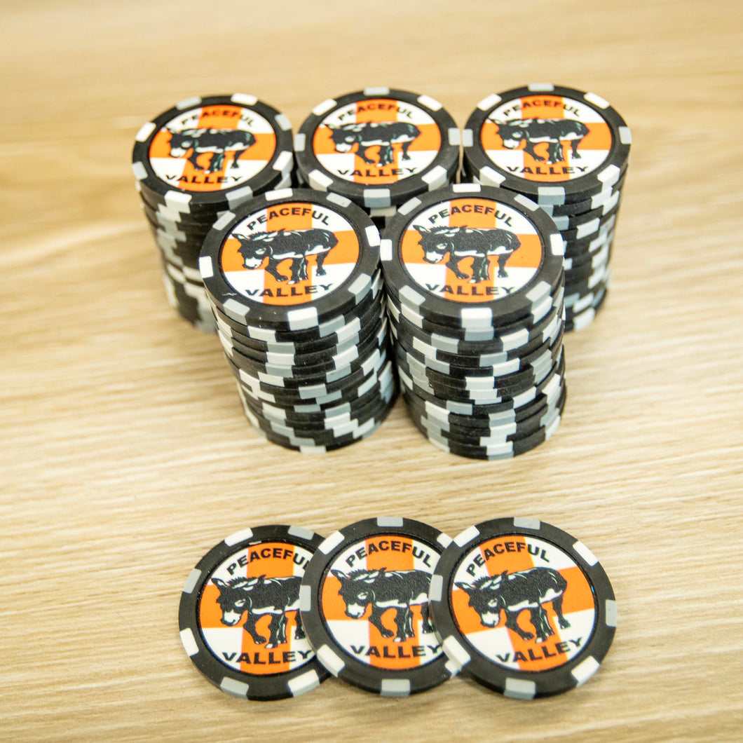 Set of Three Poker Chips