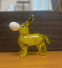 Load image into Gallery viewer, Glass Donkey Figurine
